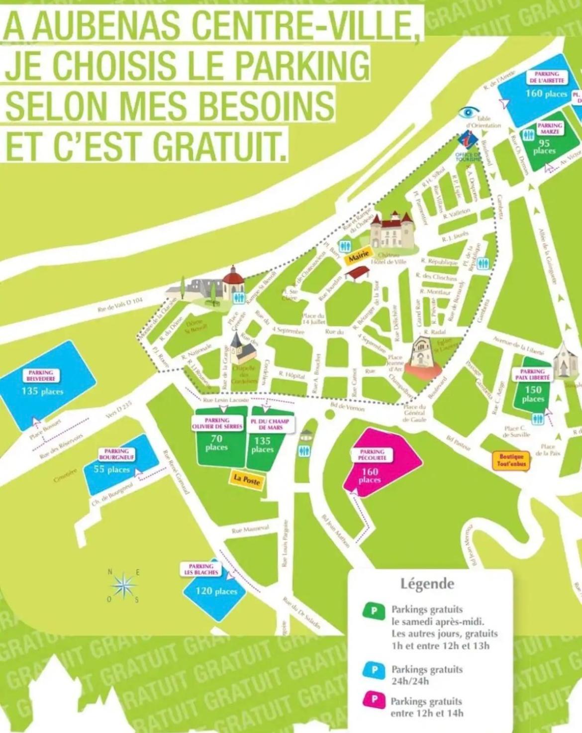 Escapade Ardechoise - Parking Gratuit - Chateau A 2 Pas Aubenas Eksteriør bilde
